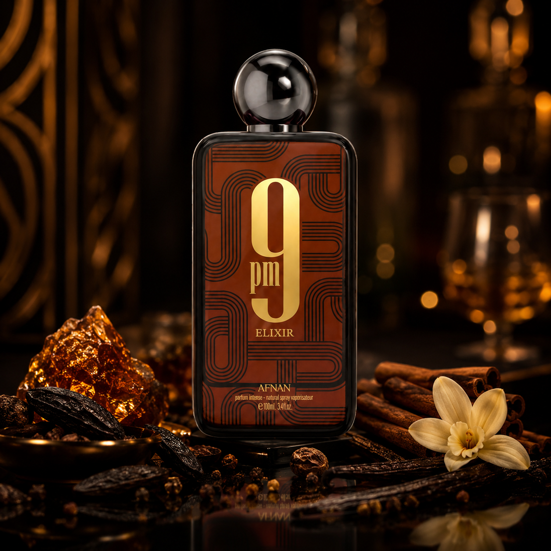 Afnan 9 PM Elixir Extrait de Parfum unisex