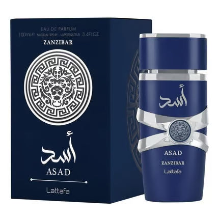 Lattafa Asad Zanzibar Fresh Spicy Vanilla Coconut Men Eau De Parfum 100ml Férfi